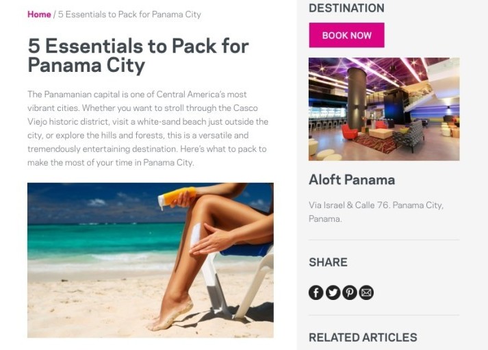 5 Essentials to Pack for Panama City   Aloft