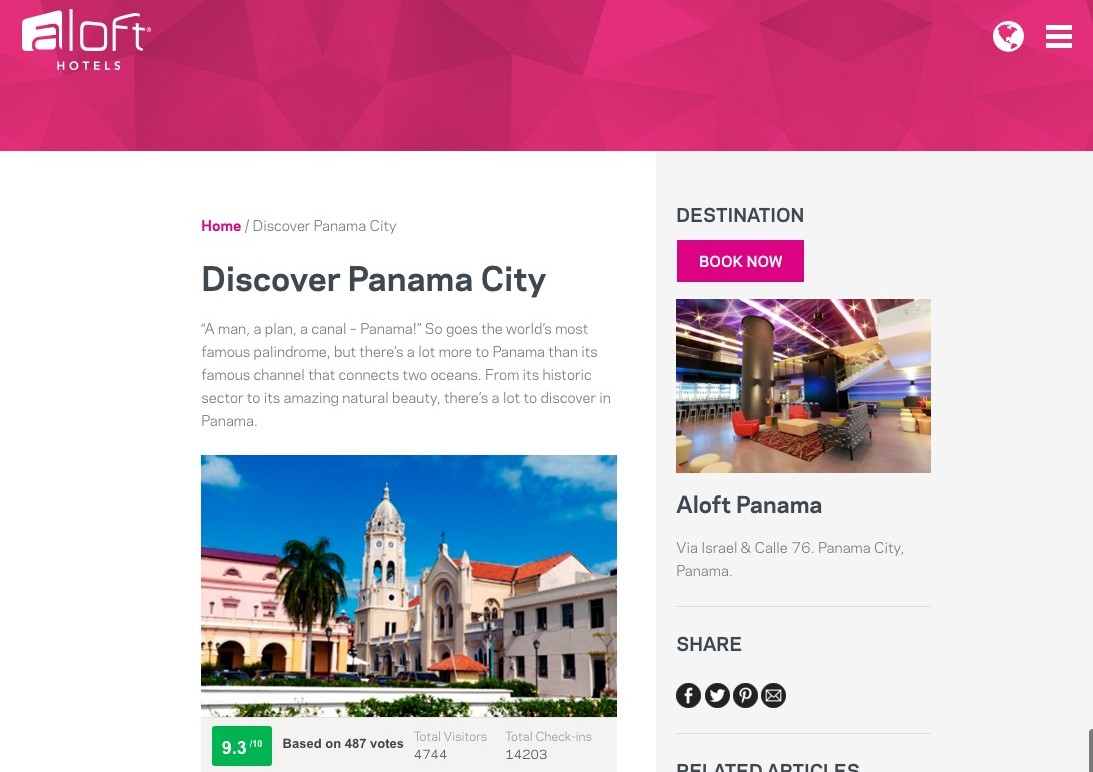 Discover Panama City   Aloft